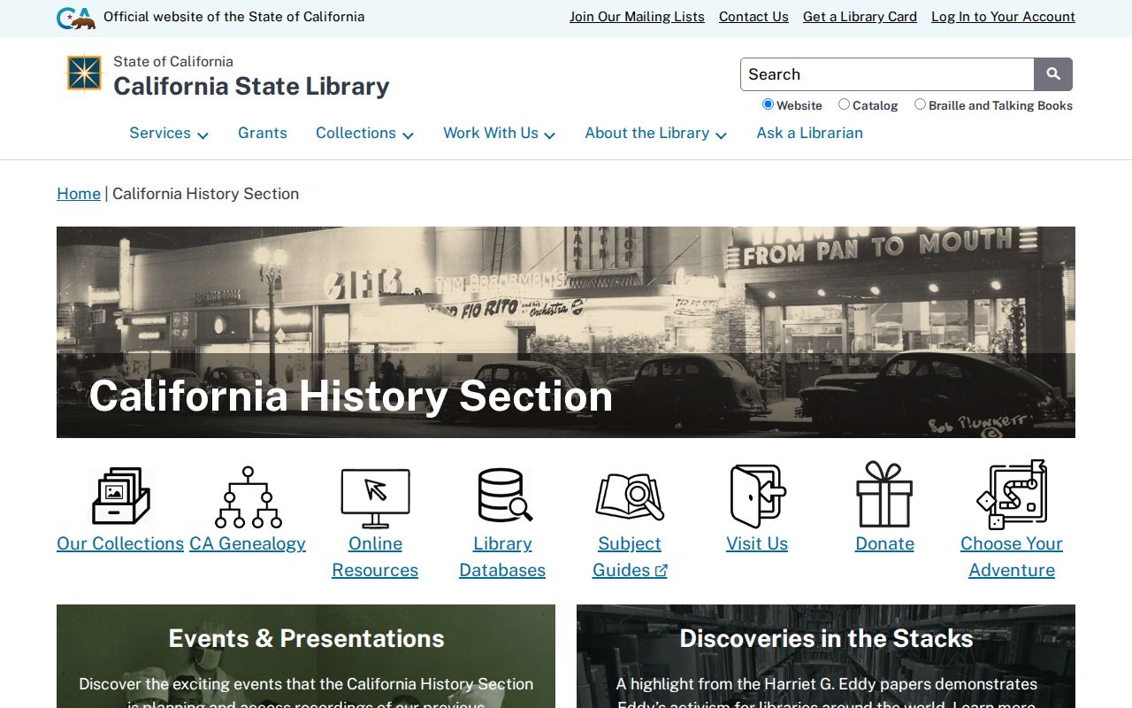 South San Francisco city directory research connected with California State Library history collections