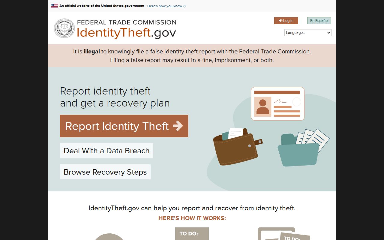 South San Francisco neighbors IdentityTheft.gov recovery guidance