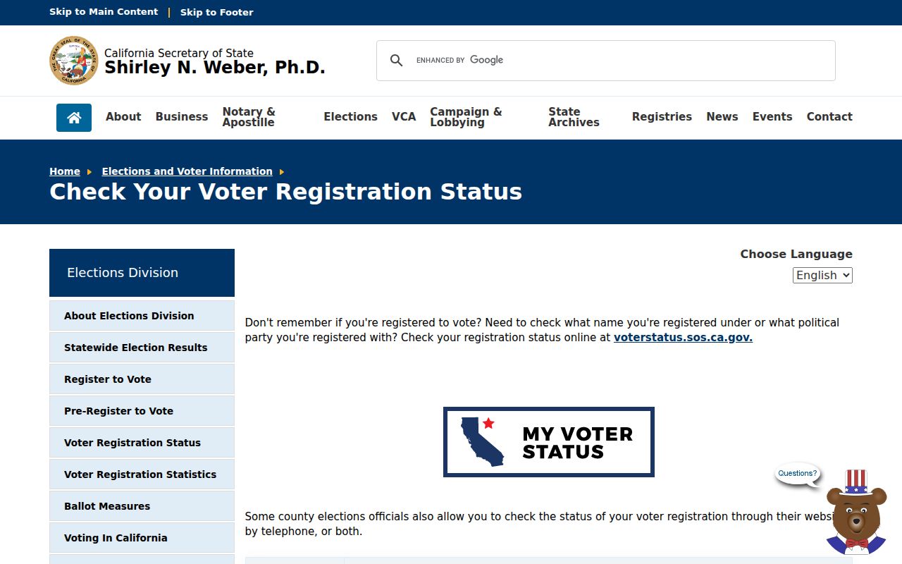 South San Francisco ZIP code directory California registration status information